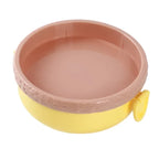 Lunch Box For Kids Burger Hamburger Shaped Multi Layer 6×3.5 Inches Multicolor Portable Food Container