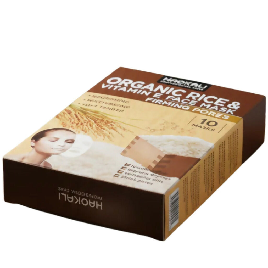 Organic Rice & Vitamin E Face Mask, Pore Refinement & Brightening