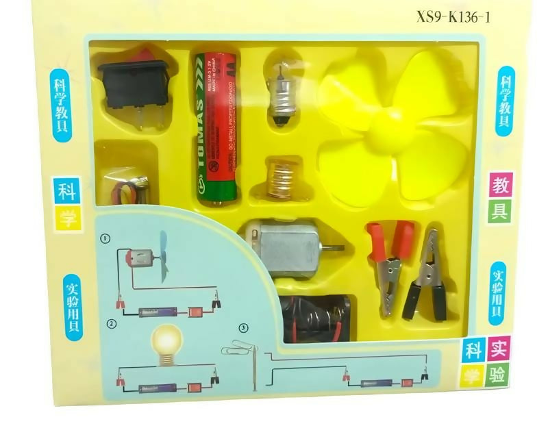 Bulb and Fan Electric Science Experiment Kit for Kids and Adults
