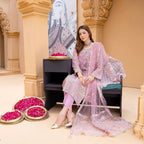 Semi Stitched Chiffon Suit