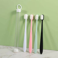 1Pc Soft Tooth Brush Micro Nano Tooth Brush For Sensitive Gums With Extra Soft Floss Random Color