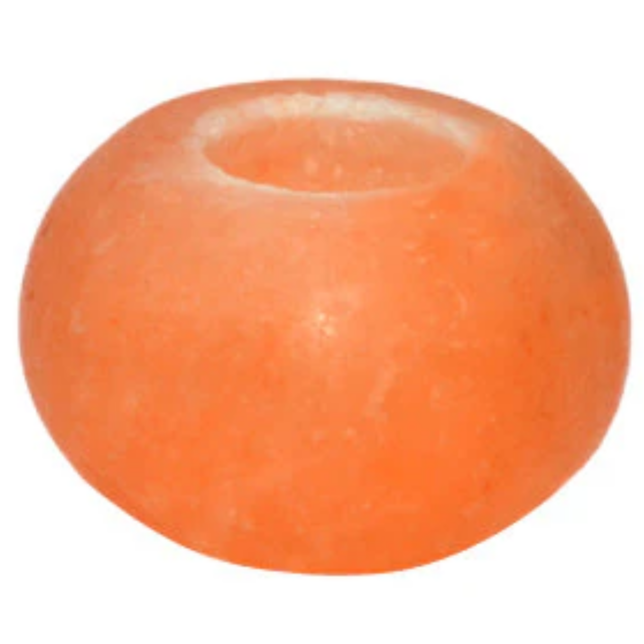Spherical Himalayan Salt Candle Holder