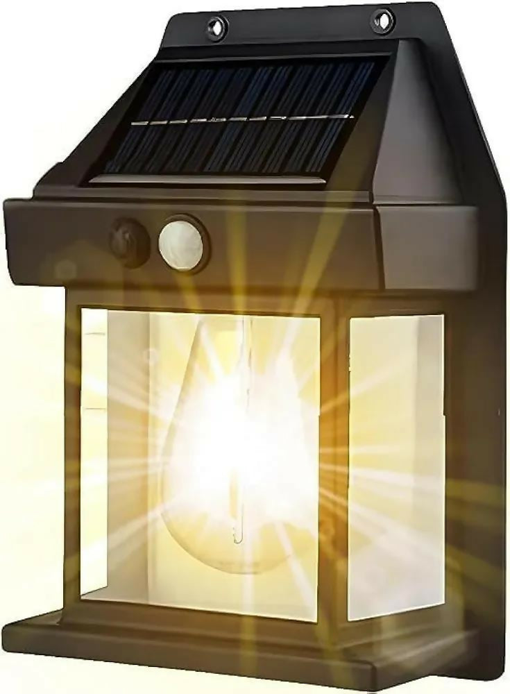 CBK Solar Interaction Wall Lamp BK-888 – Waterproof Outdoor Motion Sensor Filament LED Lantern