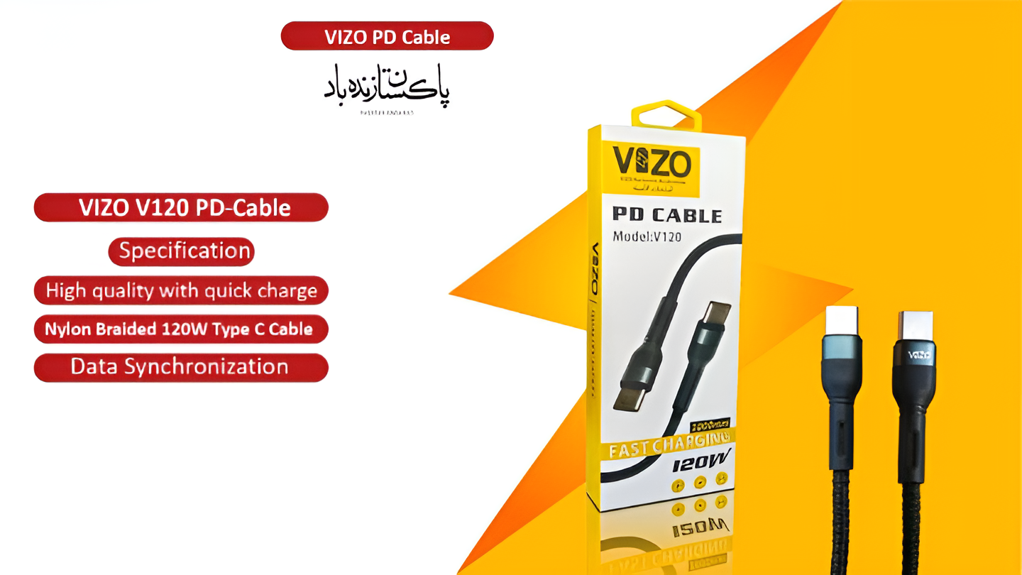 Data Cable, Vizo V120 PD Fast Charging and Type C to Type C for Phone