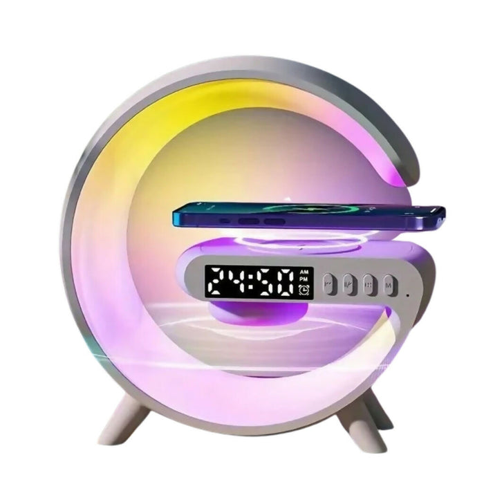 Multifunction Atmosphere Lamp, Wireless Charger & Bluetooth Speaker