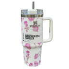 Stainless Steel Stanley Marble Tumbler, Vacuum Insulated Leakproof Design