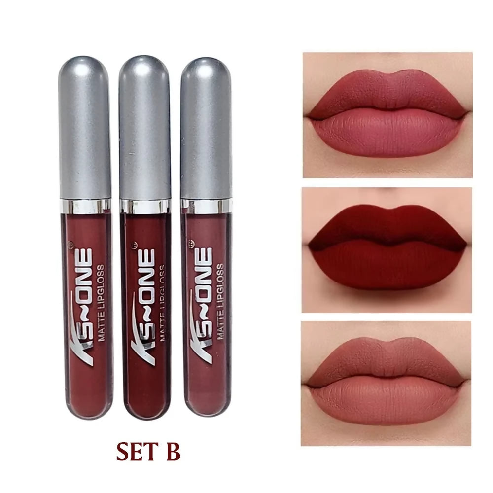 KS One Matte Lipgloss – 3-Piece Set