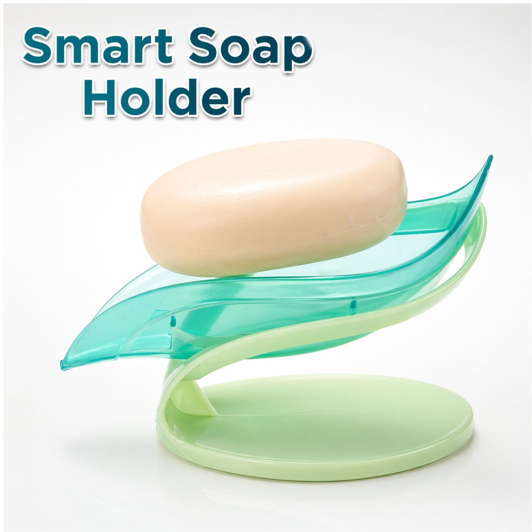 Wall-mounted soap dish for bathroom