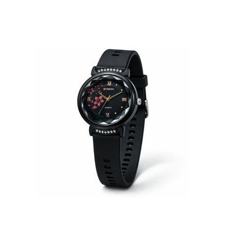 Watch Model Moon, Curren Rubbar Belt for Women