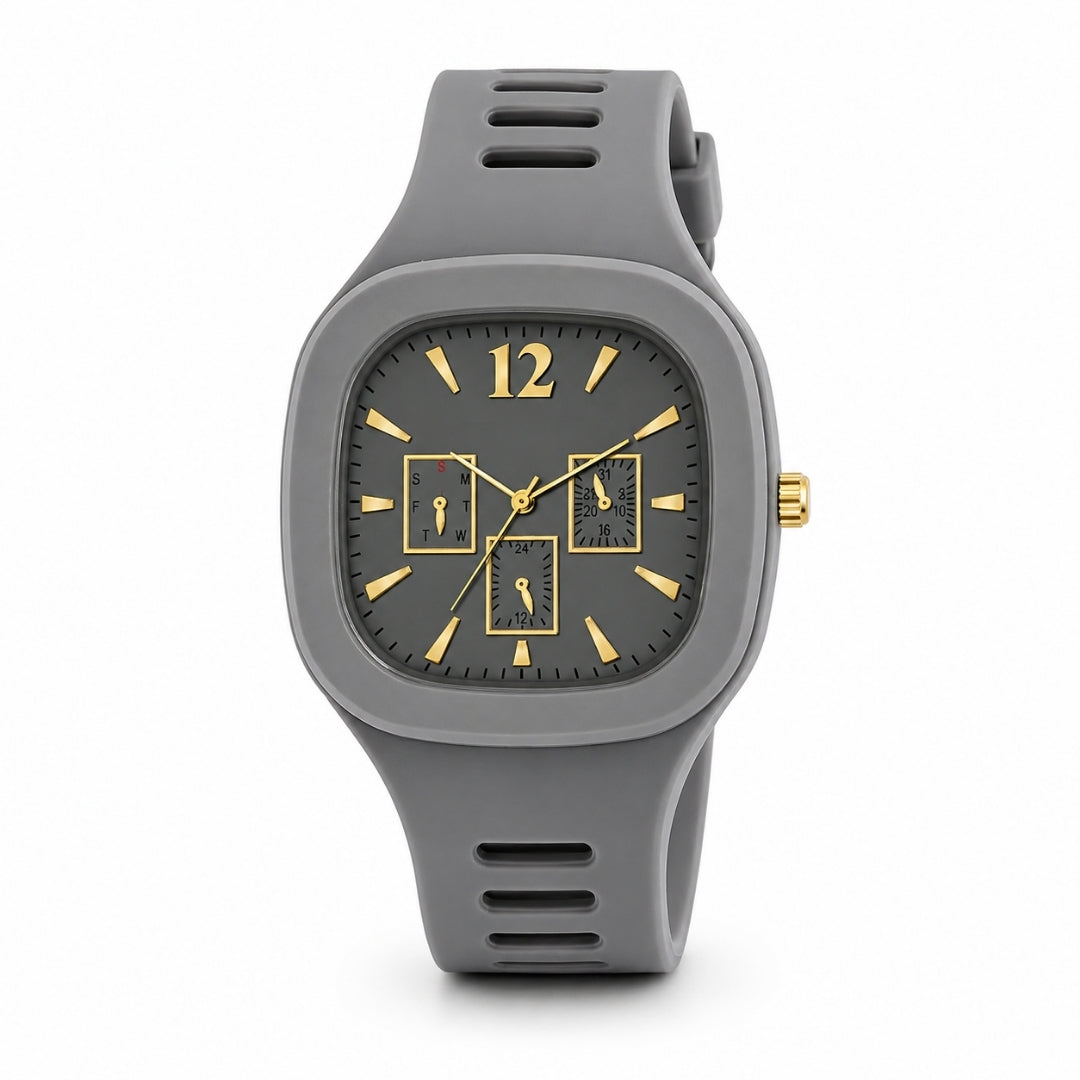 Watch, Silicone Strap  Analogue Dial Lightweight Fashion for Men