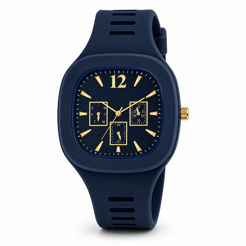 Watch, Silicone Strap  Analogue Dial Lightweight Fashion for Men