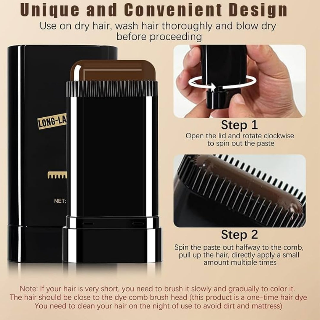 Water-resistant hair colour