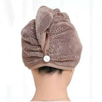 Pack Of 2 Super Absorbent Quick Dry Hair Towel