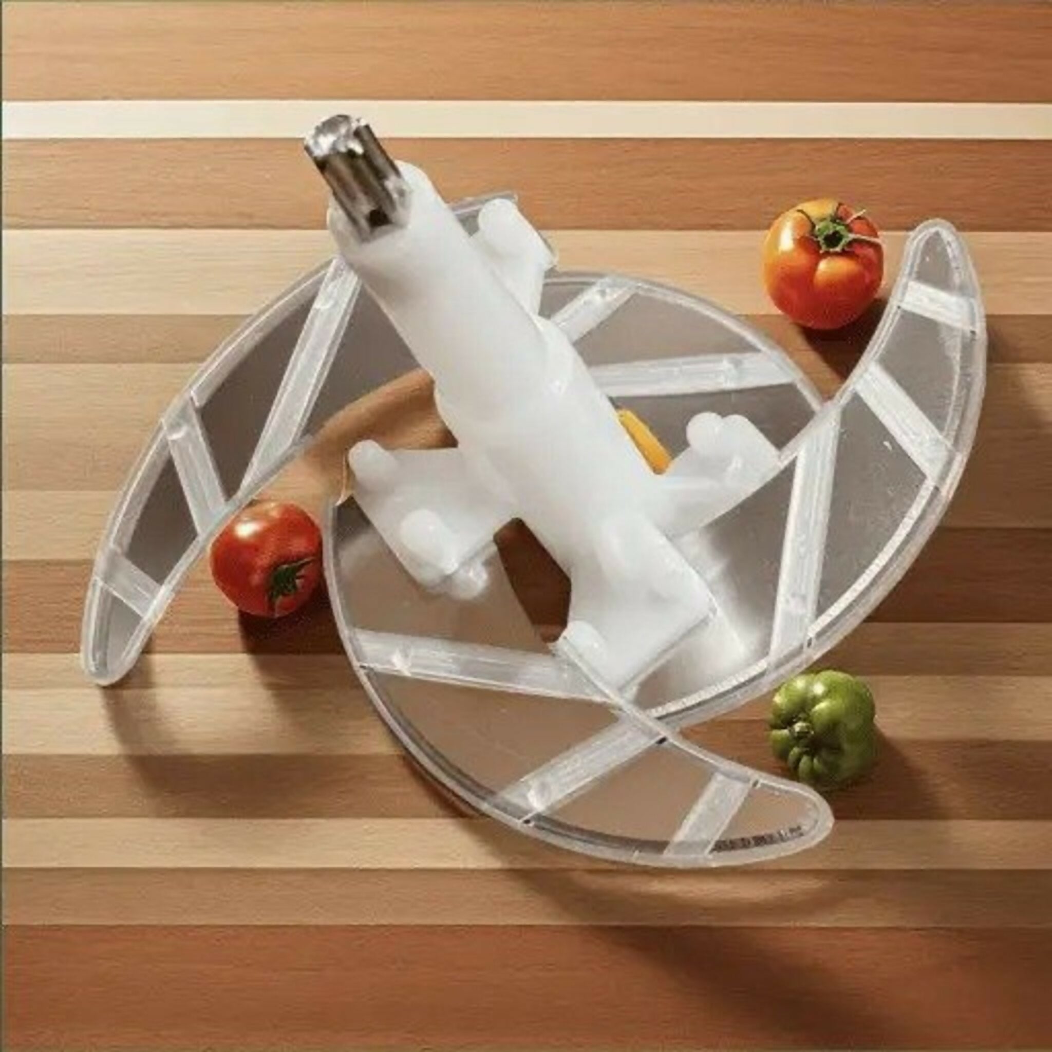 2L Manual Food Chopper | Stainless Steel Push Chopper