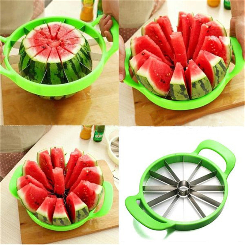 Watermelon Cutter Stainless Steel Fruit Slicer Kitchen Tool