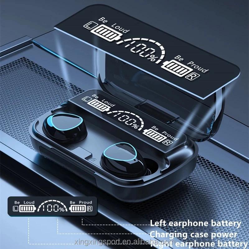 Earphones, Wireless with Touch Control Long Battery Backup and Power Bank Case