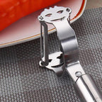 Heavy Duty Stainless Steel Kitchen Peeler with Comfortable Handle