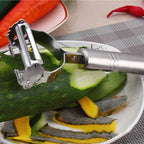 Heavy Duty Stainless Steel Kitchen Peeler with Comfortable Handle