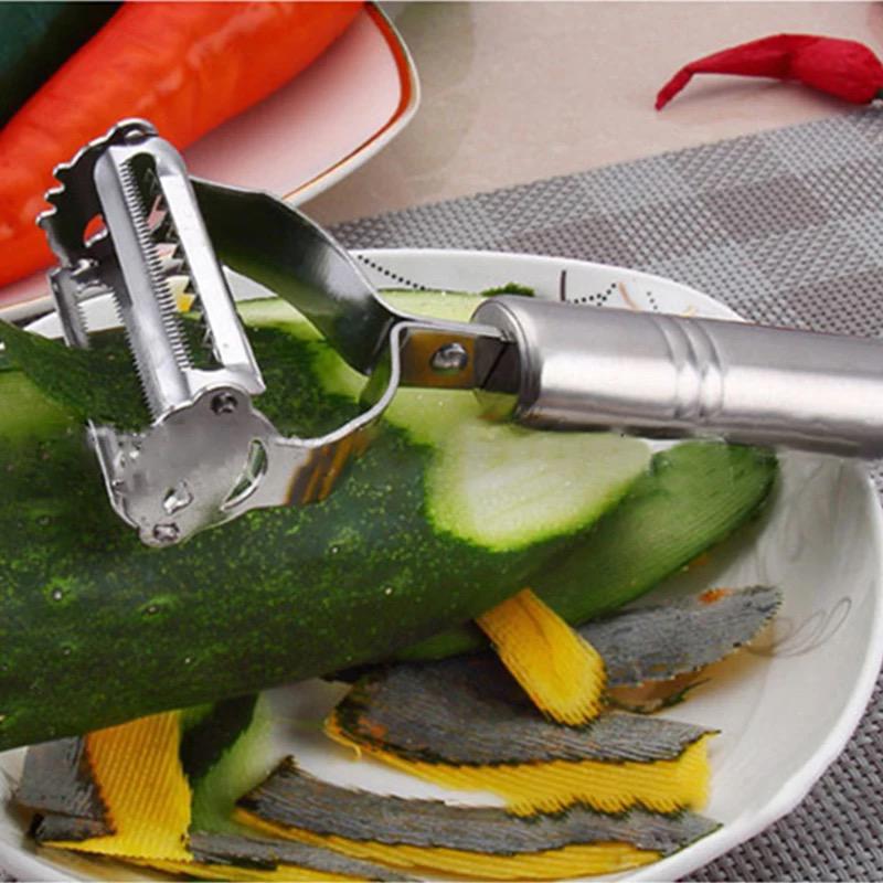 Heavy Duty Stainless Steel Kitchen Peeler with Comfortable Handle