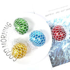 Glitter Orbeez Mesh Ball Soft Squishy Stress Relief Toy