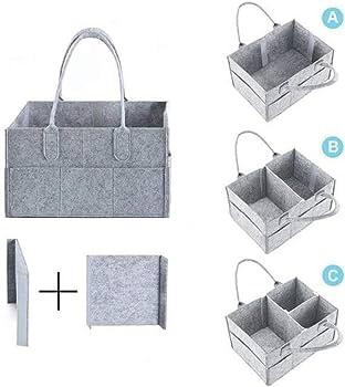 Baby Diaper Caddy Organizer with Handles