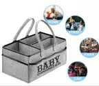 Baby Diaper Caddy Organizer with Handles