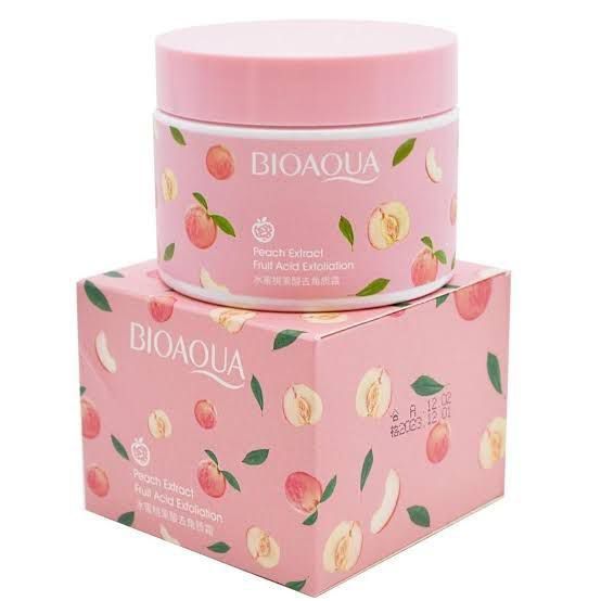 Bioaqua Peach Extract Exfoliating Face Gel Cream – Fruit Acid Gentle Peeling Gel, 140g