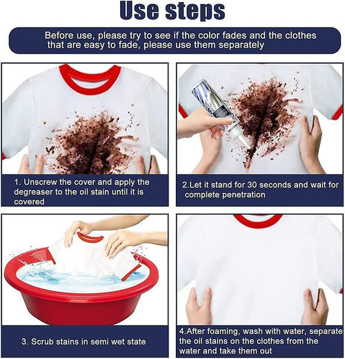 Clothes Stain Remover Liquid Fabric Cleaning Solution - 100ml