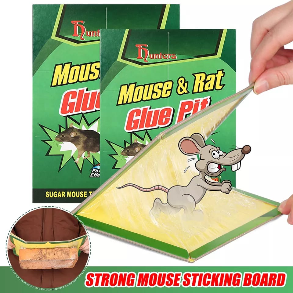 Glue Trap, Heavy Duty Sticky, for Mouse Rat and Insect Catcher