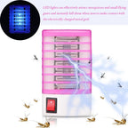 Electric Mosquito Killer Lamp, Rechargeable Insect Trap Light
