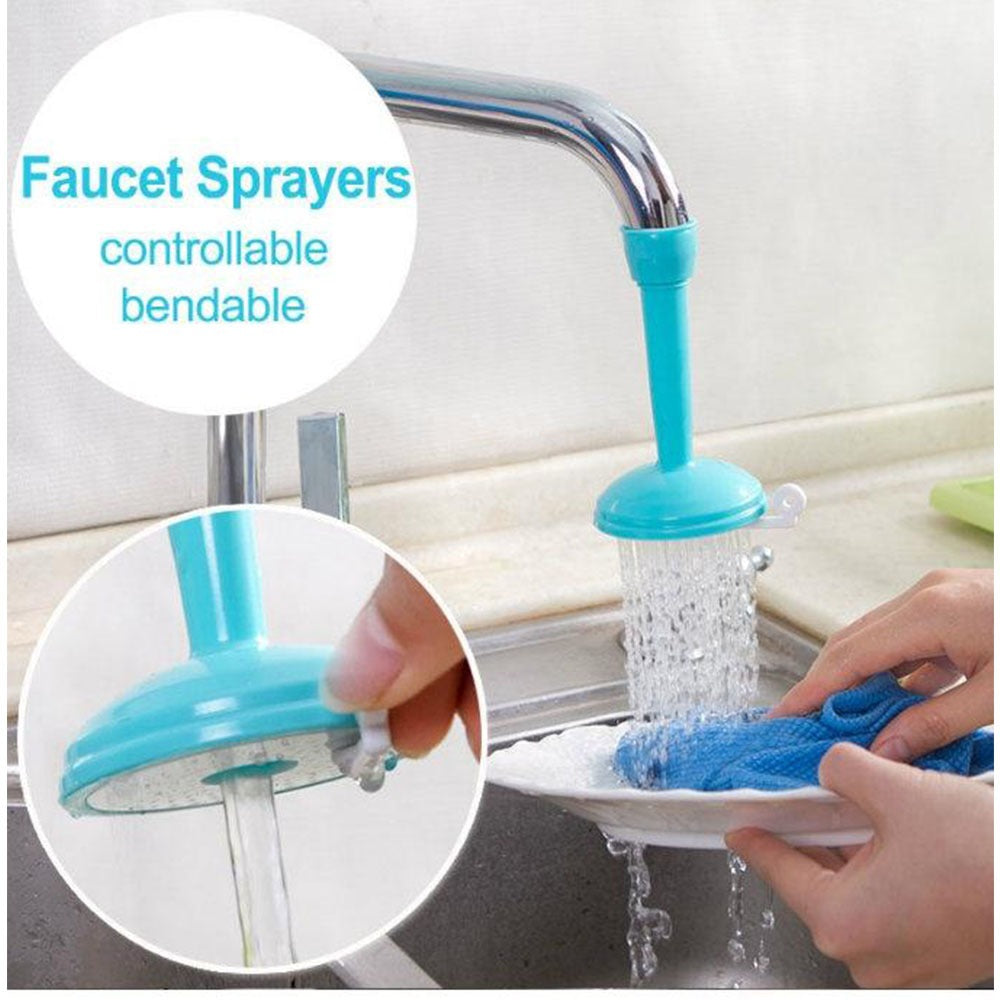 Faucet Water, Silicone, Saving Spray Head with Switch Valve