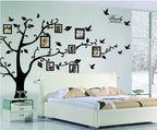 3D Family Photo Tree Wall Sticker Large PVC DIY Wall Decor