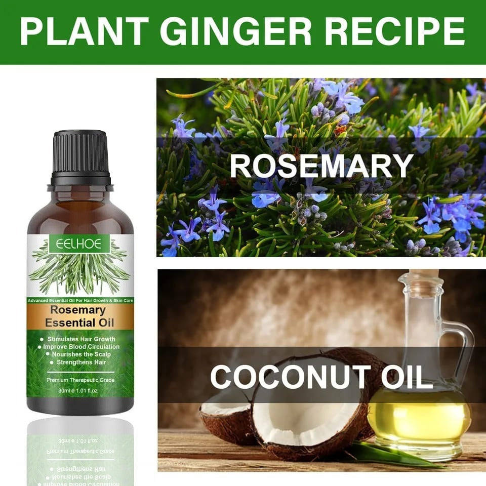 Rosemary Hair Care Oil, Nourishing Scalp and Hair Serum - 30ml