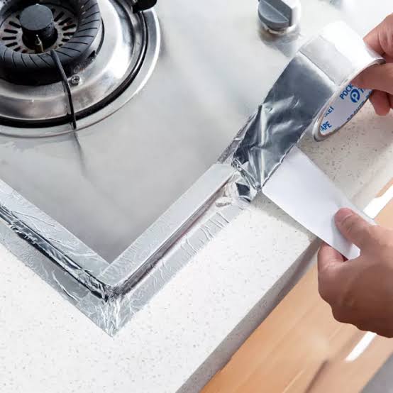 Tape, Butyl Aluminum Foil Adhesive Tape Leak Repair Seal