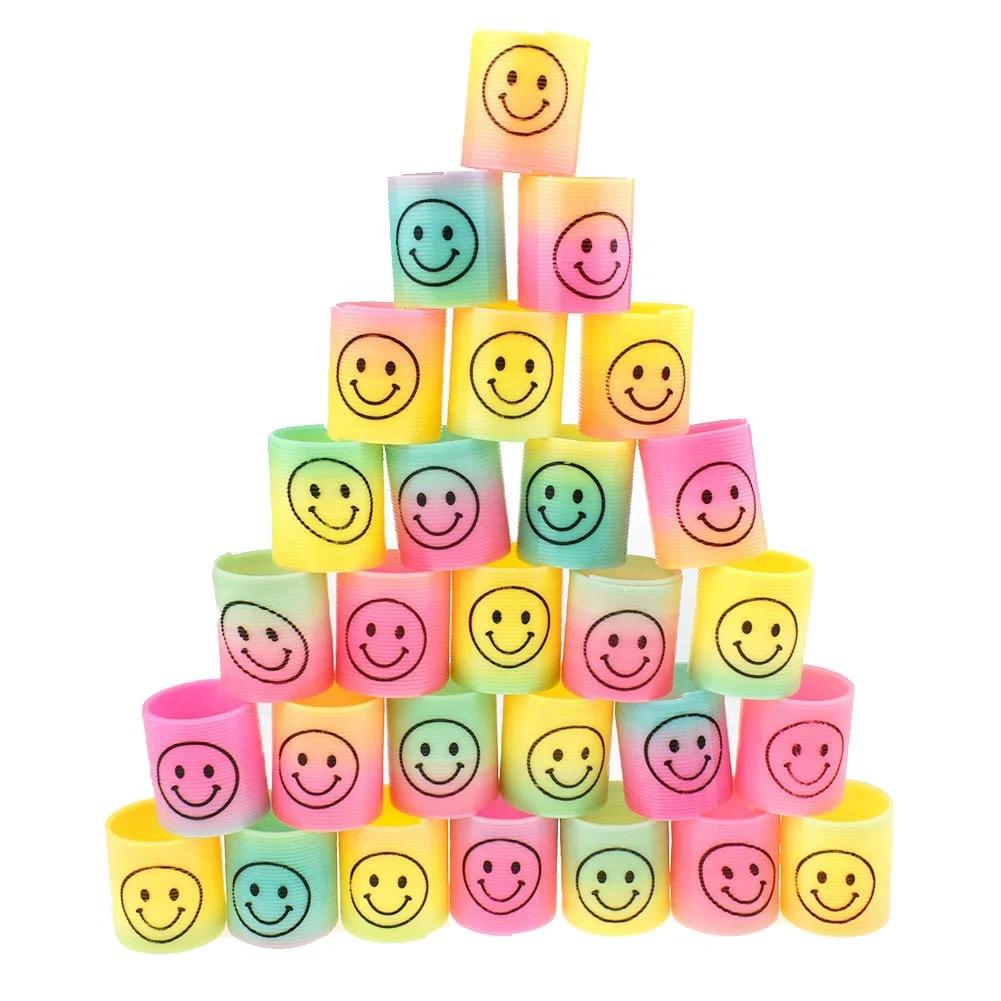 Rainbow Smile Magic Springs Circle Toys for Children Birthday Party