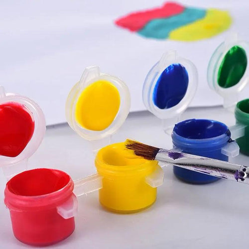 Acrylic Paints, High Quality Non-toxic Kids Drawing Use 6 Pack