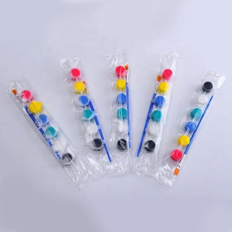 Acrylic Paints, High Quality Non-toxic Kids Drawing Use 6 Pack
