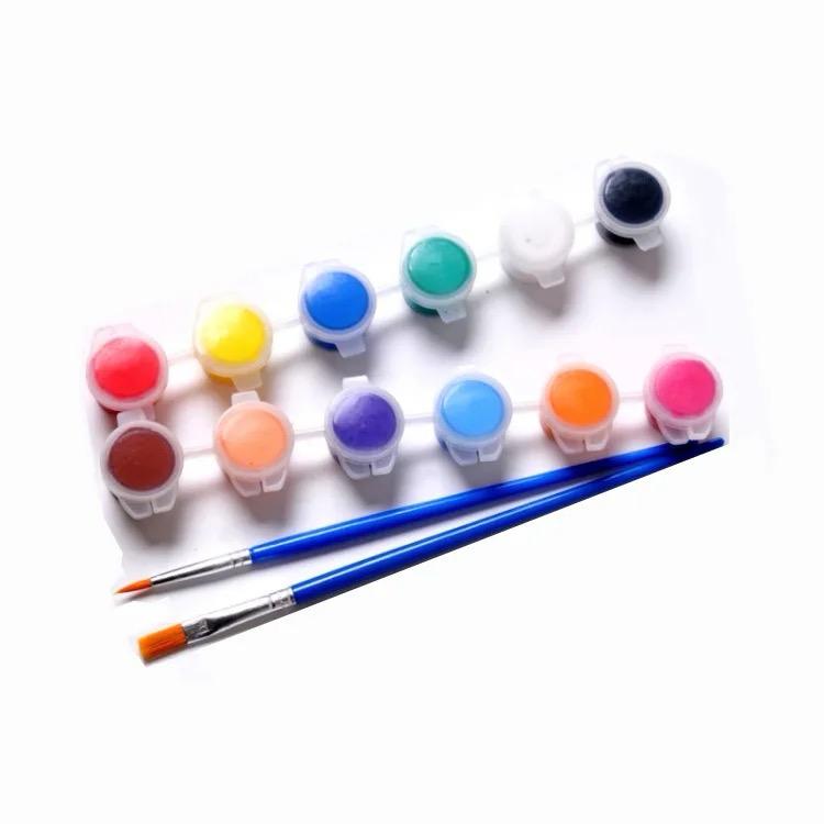 Acrylic Paints, High Quality Non-toxic Kids Drawing Use 6 Pack
