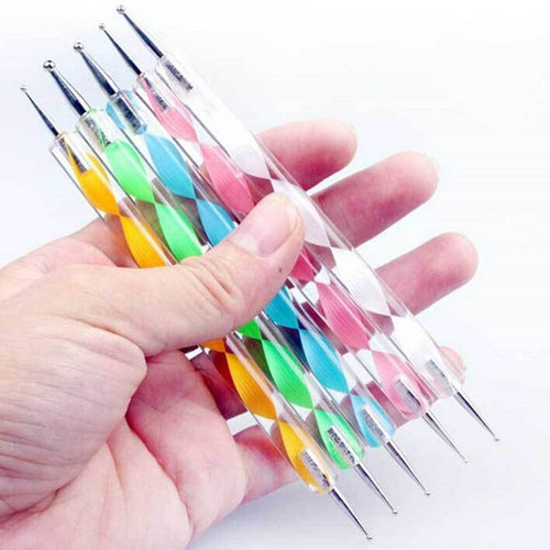 Nail Art Dotting Tool Set for Manicure Design