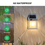 Solar Powered Wall Light with Dusk to Dawn Sensor and Multiple Lighting Modes