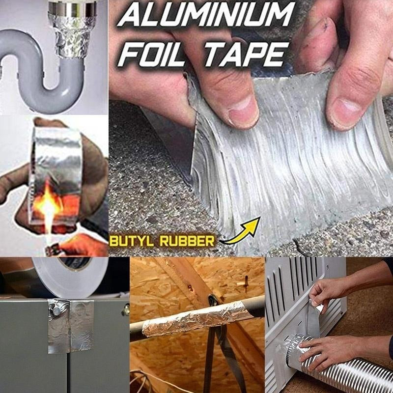 Tape, Butyl Rubber Waterproof Repair 2 Inch x 1.5 Meter