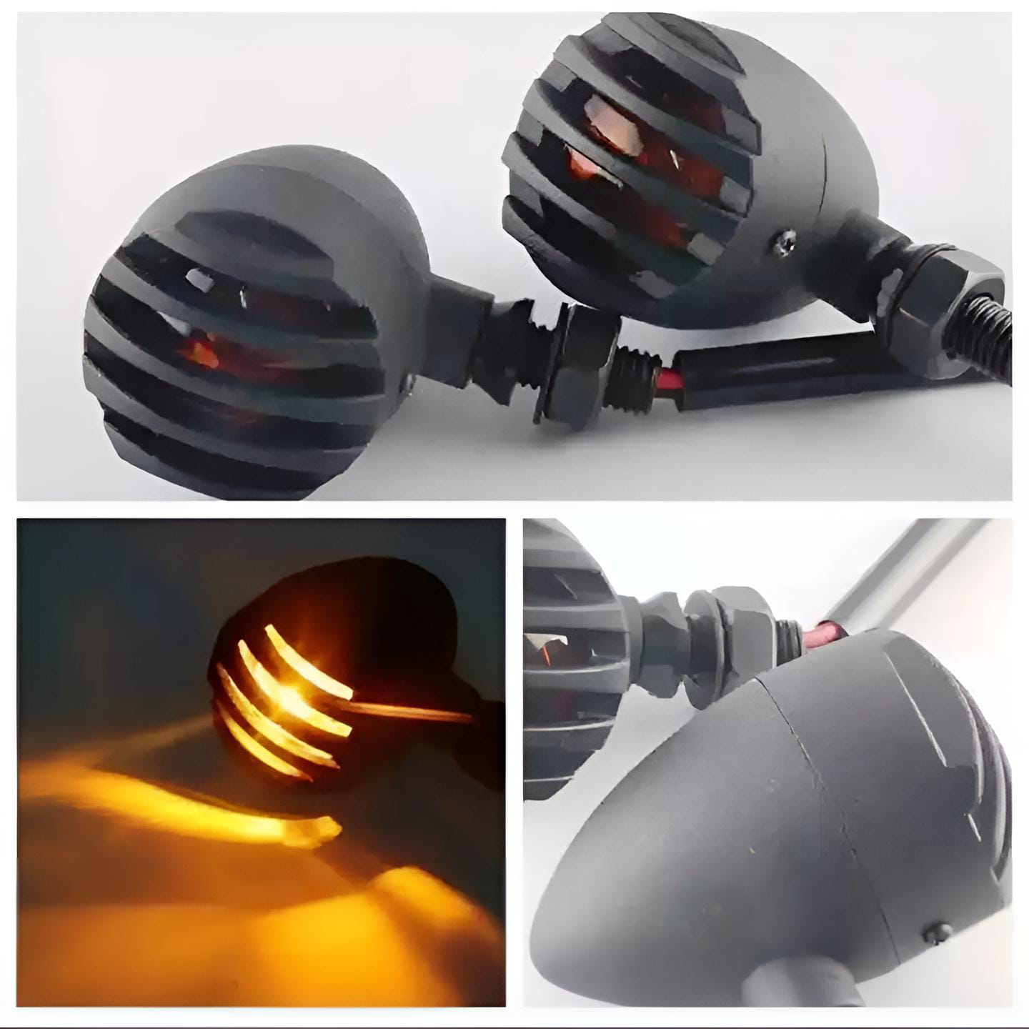 Honda Motorcycle LED Indicators Yellow Signal Lights Pack
