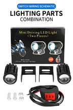 Driving Fog Light Dual Color LED for Cars and Motorcycles