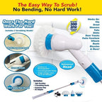 Cordless Power Spin Scrubber with 3 Brush Heads for Home Cleaning
