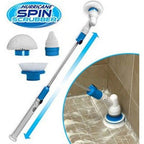 Cordless Power Spin Scrubber with 3 Brush Heads for Home Cleaning
