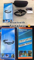 Sunglasses, Wireless Bluetooth Audio with Built in Earphones