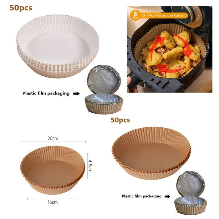 Air Fryer Paper Liners, Non Stick for Baking and Cooking