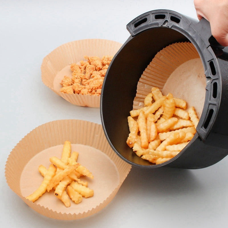 Air Fryer Paper Liners, Non Stick for Baking and Cooking