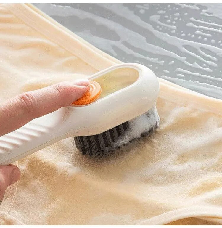 Soap Dispensing Cleaning Brush for Kitchen and Bathroom