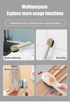 Soap Dispensing Cleaning Brush for Kitchen and Bathroom